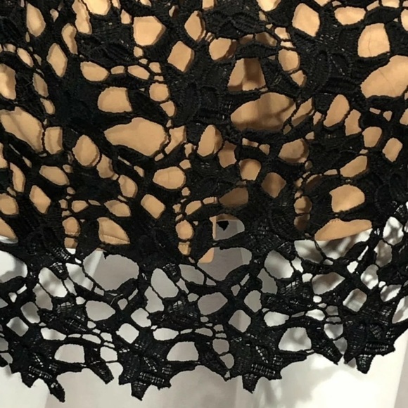 Size 8 Black Overlay With Pink Contrast Slip Short - Picture 8 of 8